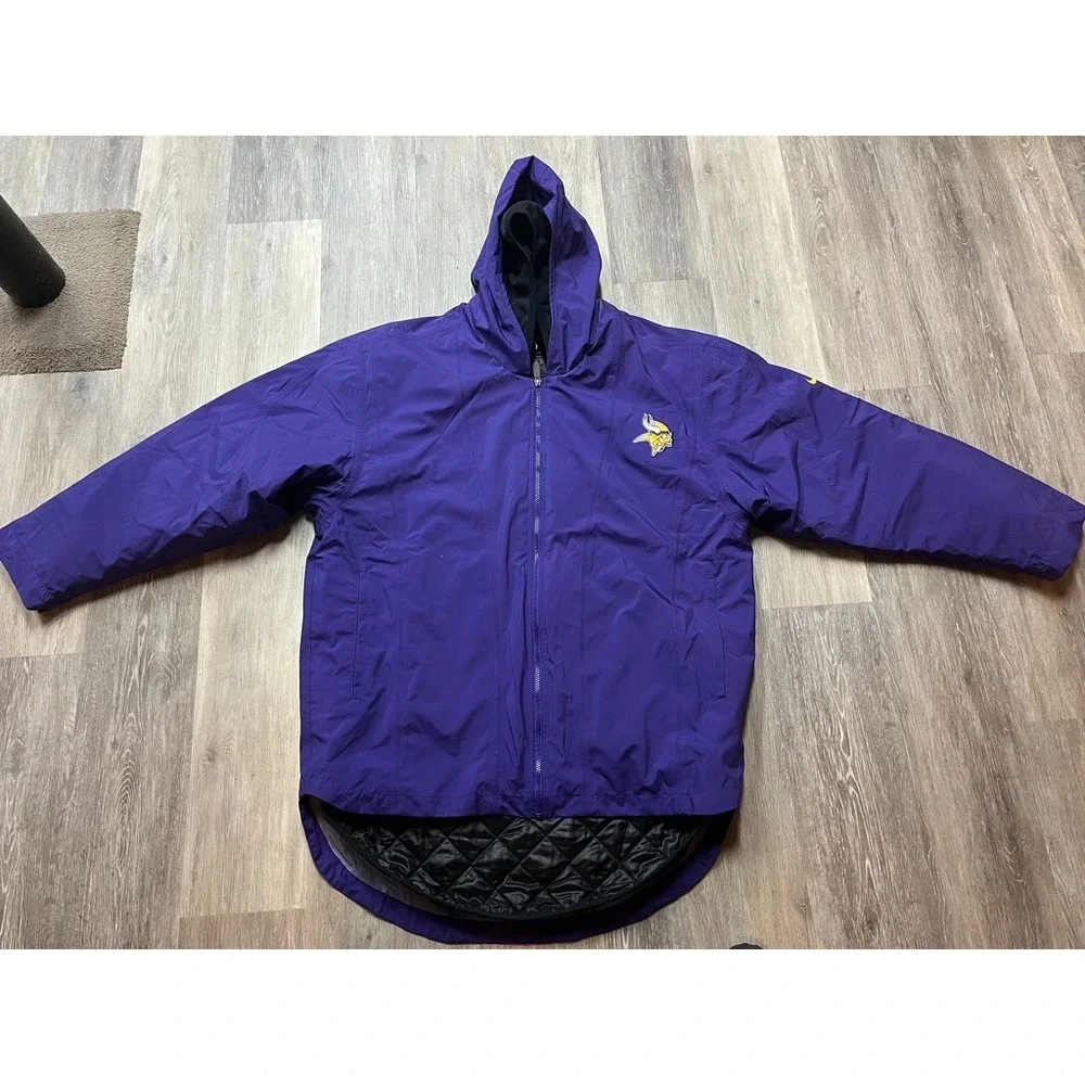 Nike Minnesota Vikings NFL Team Down Filled Sideline Football Coat Parka L